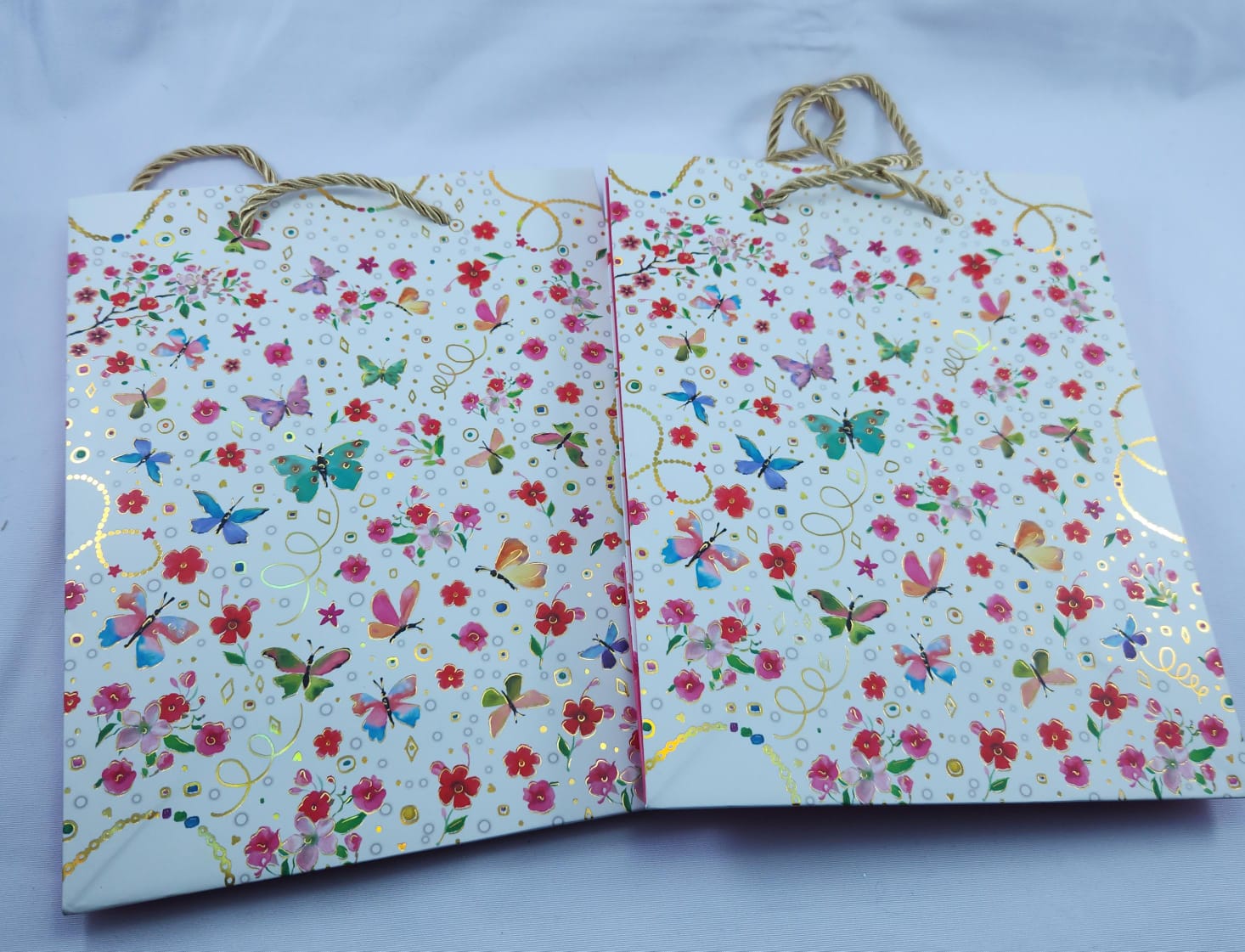 BOLSA PARA REGALO DISEÑO DE MARIPOSA 